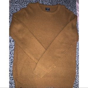 Brown knit sweater